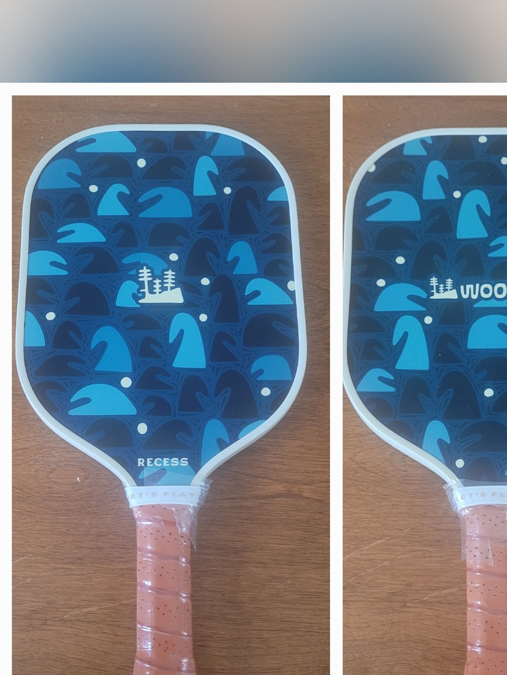 RECESS Woosah Pickleball Paddle with Tan Grip